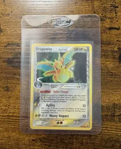 Dragonite Delta Species 3/113 Holo Rare English 2005 Pokemon TCG LP - Image 1
