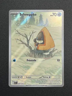 Schneppke ASC 227/217 Erhabene Helden Full Art Pokemon Karte Near Mint Deutsch - Image 1