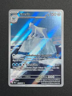 Siberio BLK 110/086 Schwarze Blitze Full Art Rare Pokemon Karte Deutsch NM - Image 1
