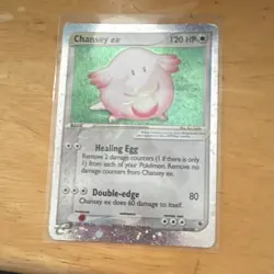 Pokemon Chansey ex Holo Ultra Rare #96/109 Ruby & Sapphire English 120 HP - Image 1