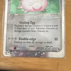 Pokemon Chansey ex Holo Ultra Rare #96/109 Ruby & Sapphire English 120 HP - Image 2
