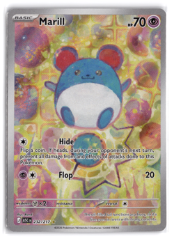 Marill 232/217 Pokemon TCG Ascended Heroes Illustration Rare English NM - Image 1