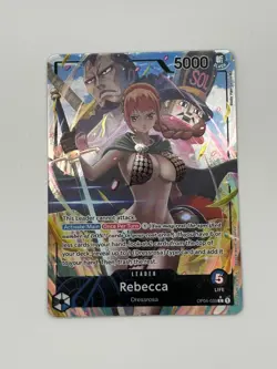 Rebecca OP04-039 One Piece TCG Alt Art Leader! English Near Mint Condition - Image 1