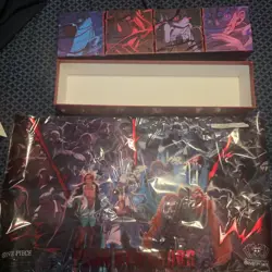 ONE PIECE English 2nd Anniversary Set JP Ver Cards Playmat Box NM (open) - Image 2