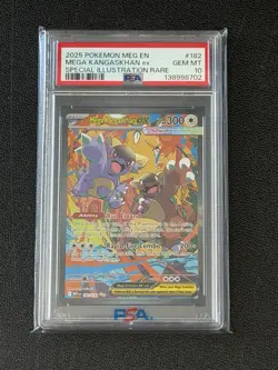 2025 POKEMON MEG EN-MEGA EVOLUTION #182 MEGA KANGASKHAN EX PSA 10 - Image 1