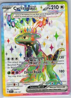 Cyclizar ex 228/191 SV08: Surging Sparks - Pokemon Card - NM - Image 1