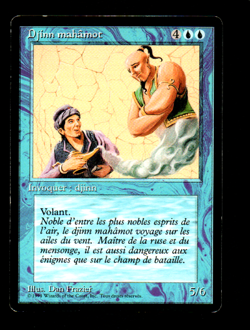 MRM FR/VF Djinn mah�mot - Mahamoti Djinn Ex MTG Magic FBB 1994 - Image 1