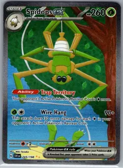 Spidops ex 243/198 SIR SV01: Scarlet & Violet Base Set - Pokemon Card - NM - Image 1