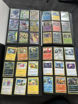 Large Pokemon Collection Lot 300+ Full Art & Holo Cards 4 Binders See Photos - Image 1