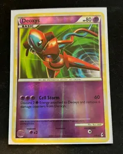 Pokemon Card Deoxys 2/95 Call of Legends Reverse Holo NM - Image 1