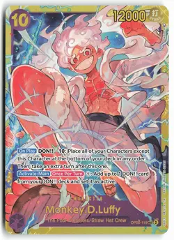 Monkey.D.Luffy OP05-119 SEC Foil Awakening of the New Era One Piece Card - Image 2
