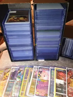 Pokemon TCG Mixed Lot. 300 Cards 1-3Dollar Binder Overstock. JPN ENG V's Ex's - Image 1