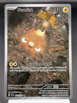 Stunfisk 202/191 - Illustration Rare - Surging Sparks Pokemon Card NM - Image 1
