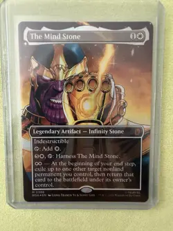 Magic: The Gathering Marvel Super Heroes Mind Stone (borderless) Foil 0386 - Image 1