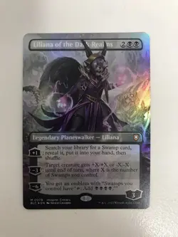 Liliana of the Dark Realms Foil Imagine Critters Borderless MTG Magic NM BLC - Image 1