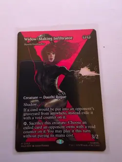 Widow-Making Infiltrator Borderless FOIL MTG MAR Nm/M - Image 1