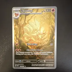 Pokemon Ninetales 199/197 SV03 Obsidian Flames Illustration Rare Holo Eng 2023 - Image 2