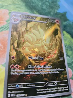 Ninetales - SV03: Obsidian Flames 199/197 Full Art Illustration Rare Pokemon NM - Image 2