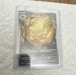 Pokemon TCG Ninetales 199/197 Obsidian Flames Illustration Rare Holo - Image 1