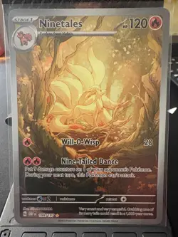 Ninetales 199/197 Illustration Rare Obsidian Flames Pokemon Near Mint - Image 1