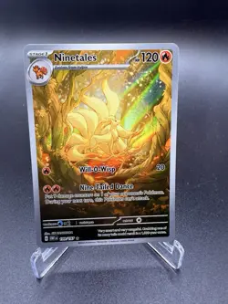Ninetales 199/197 Illustration Rare Obsidian Flames Pokemon English NM - Image 1