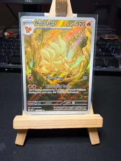 Pokemon TCG Ninetales 199/197 - Illustration Rare - Obsidian Flames - NM - Image 1