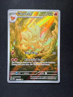Pokemon TCG Ninetales 199/197 - Illustration Rare - Obsidian Flames - NM - Image 2