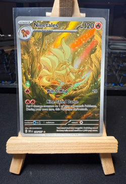 Pokemon TCG Ninetales 199/197 Illustration Rare – Obsidian Flames – NM - Image 1