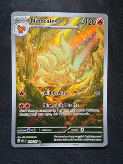 Pokemon TCG Ninetales 199/197 Illustration Rare – Obsidian Flames – NM - Image 2