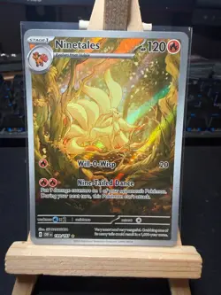 Pokemon TCG Ninetales 199/197 Illustration Rare – Obsidian Flames – NM - 2 - Image 1