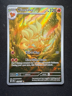 Pokemon TCG Ninetales 199/197 Illustration Rare – Obsidian Flames – NM - 2 - Image 2