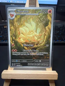 Pokemon TCG Ninetales 199/197 Illustration Rare – Obsidian Flames – NM - 1 - Image 1