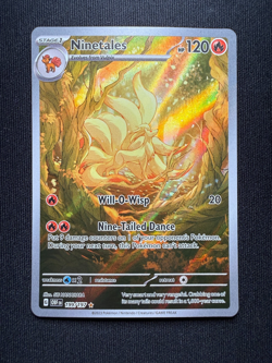 Pokemon TCG Ninetales 199/197 - Illustration Rare - Obsidian Flames - NM - Image 2