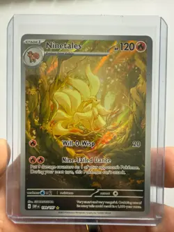 Ninetales - 199/197 - *Illustration Rare* - Pokemon Obsidian Flames NM/M - Image 3