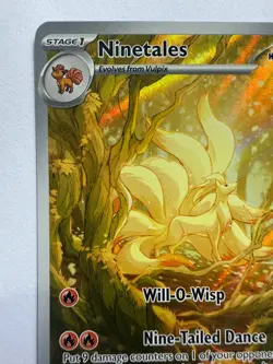 Ninetales - 199/197 - *Illustration Rare* - Pokemon Obsidian Flames NM/M - Image 4