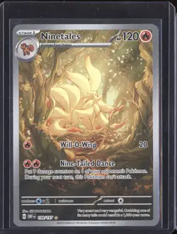 Ninetales 2023 Pokemon Obsidian Flames OBF 199/197 Illustration Rare - Image 1