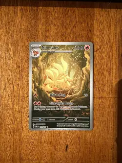 Pokemon Obsidian Flames Ninetales Illustration Rare 199/197 - Image 1