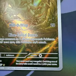 Pokemon TCG Ninetales 199/197 Obsidian Flames Illustration Rare - Image 5