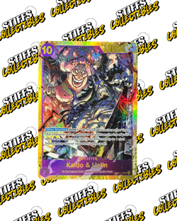 One Piece TCG Secret Rare Kaido & Linlin OP08-119 SEC NM English PRB02 - Image 1