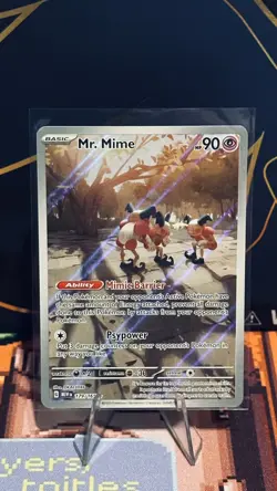 Mr. Mime 179/165 Pokemon 151 Illustration Rare Holo SV Scarlet Violet NM - Image 1