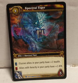Upper Deck WoW TCG Spectral Tiger Ally 193/246 Fires of Outland English 2007 - Image 1