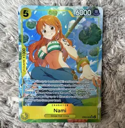 Bandai One Piece CCG Nami EB03-053 SP Alt Art Foil EN Character 6000 Power - Image 1