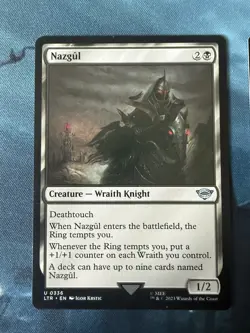 Wizards of the Coast MTG Nazgul x3 LTR Tales of Middle-earth Non-Foil 0336-0338 - Image 2