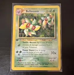 Pokemon TCG Bellossom 3/111 Neo Genesis 1st Ed Holo Rare English 70 HP NM - Image 1