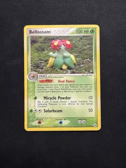Bellossom 16/101 EX Hidden Legends Non Holo Rare Yuka Morii Pokemon TCG Card LP- - Image 1