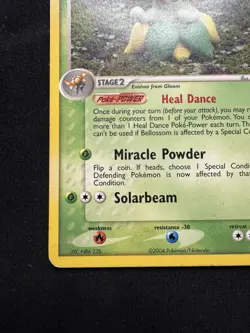 Bellossom 16/101 EX Hidden Legends Non Holo Rare Yuka Morii Pokemon TCG Card LP- - Image 4