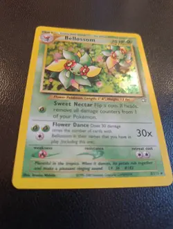 Pokemon TCG Bellossom Neo Genesis Holo Rare Card 3/111 - Image 2