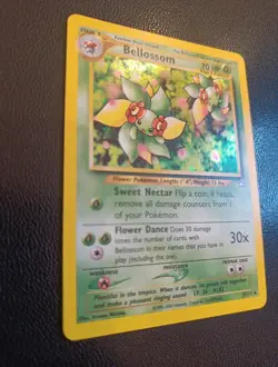 Pokemon TCG Bellossom Neo Genesis Holo Rare Card 3/111 - Image 3