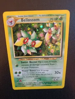Pokemon TCG Bellossom Neo Genesis Holo Rare Card 3/111 - Image 4