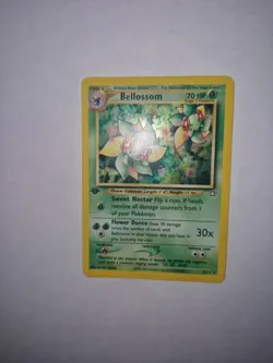 Pokemon TCG Bellossom Neo Genesis Holo 1st Edition Rare Card 3/111 Vintage - Image 1